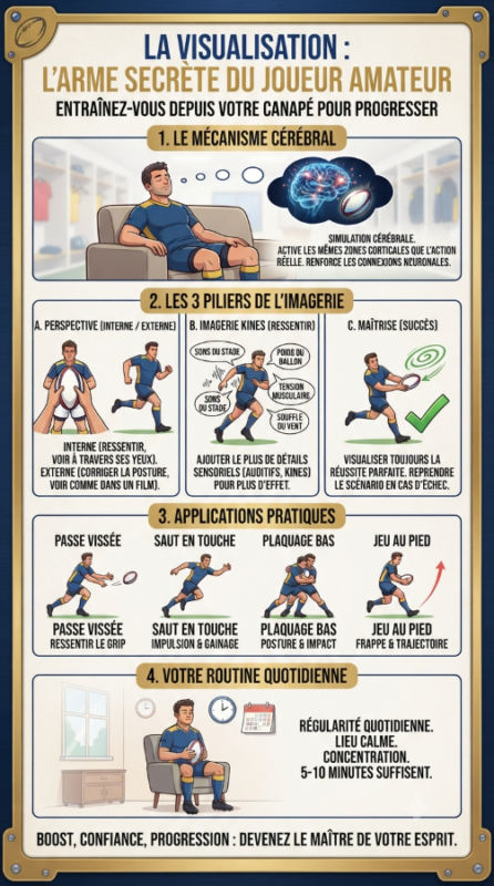 La visualisation : l'arme secrète du joueur de rugby amateur 