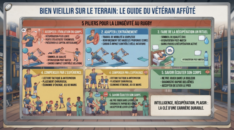Bien vieillir sur le terrain : le guide du vétéran affûté