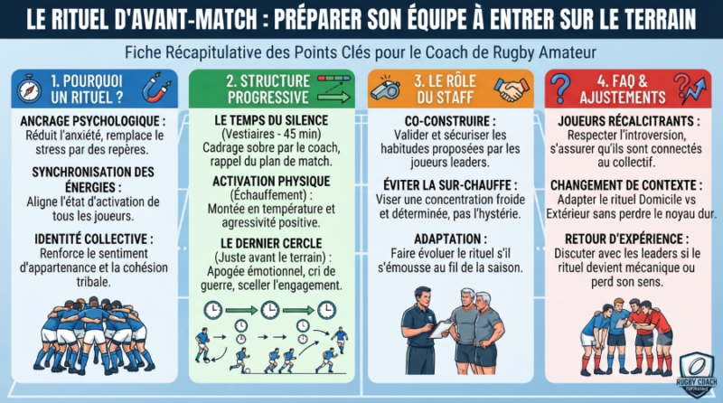 Le rituel d'avant-match : comment préparer mentalement son équipe à la compétition ?