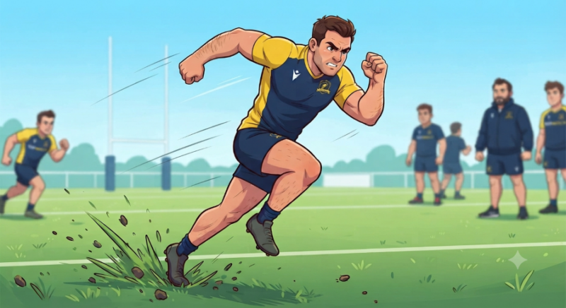 Rugby amateur : travailler sa vitesse et ses appuis sans matériel