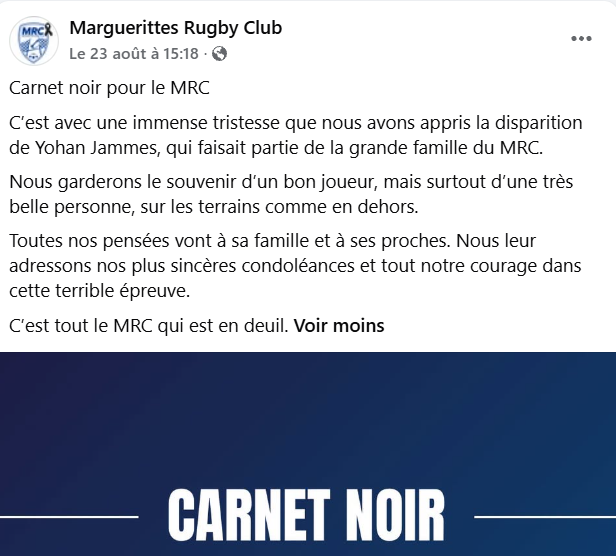 Capture decran 2026 08 25 130622 - carnet noir,décès,Yohan Jammes