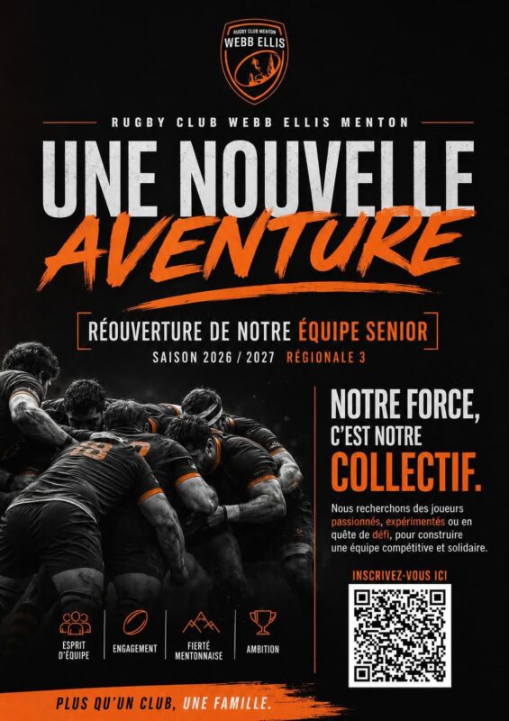 Régionale 3 : le grand frisson du retour à la compétition pour le RC Webb Ellis Menton