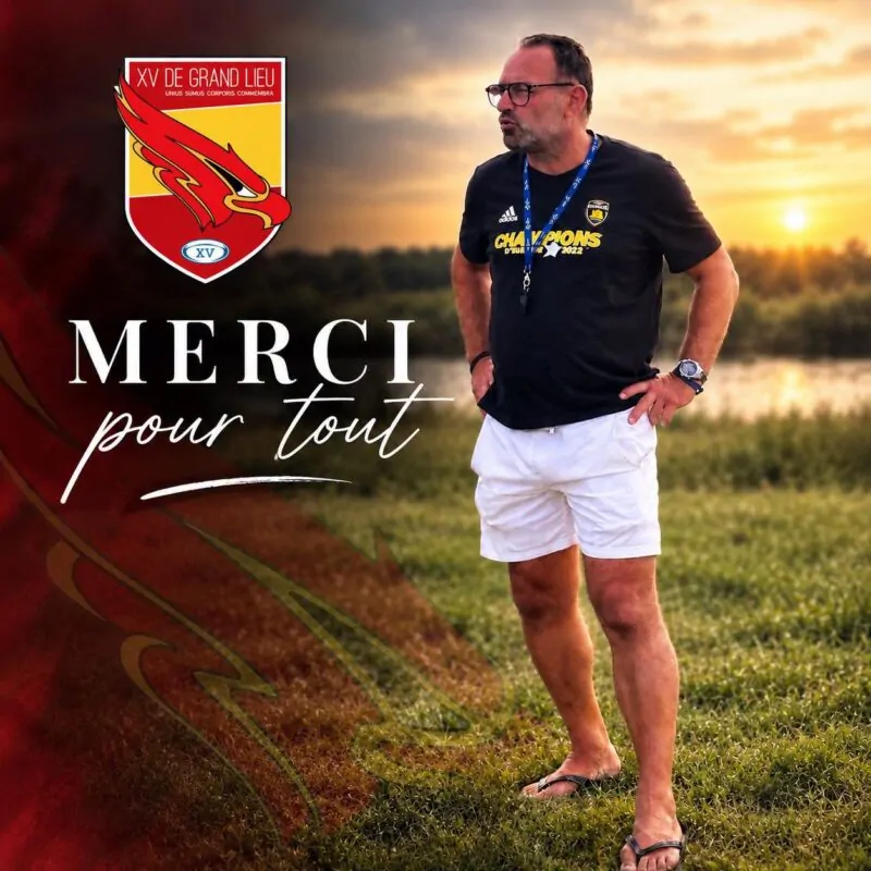 Carnet noir : disparition de Patrick Balmet-Saquet, figure du rugby vendéen et nantais, à l'âge de 57 ans