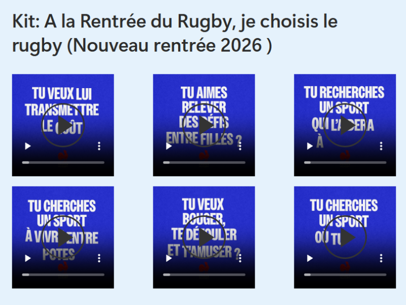 « La Rentrée du rugby » : le nouveau dispositif de la FFR pour aider les clubs