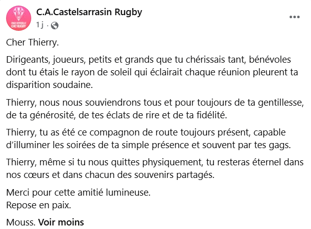 Capture decran 2026 10 19 124138 - Castelsarrasin, Thiery Arnal, carnet noir, président