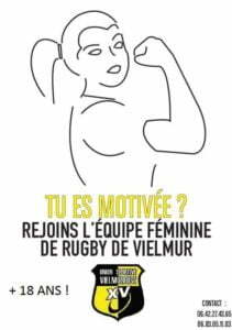 Joueuse de rugby