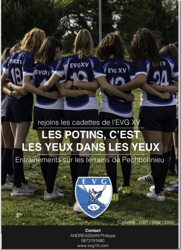 Création d&rsquo;une équipe Cadette